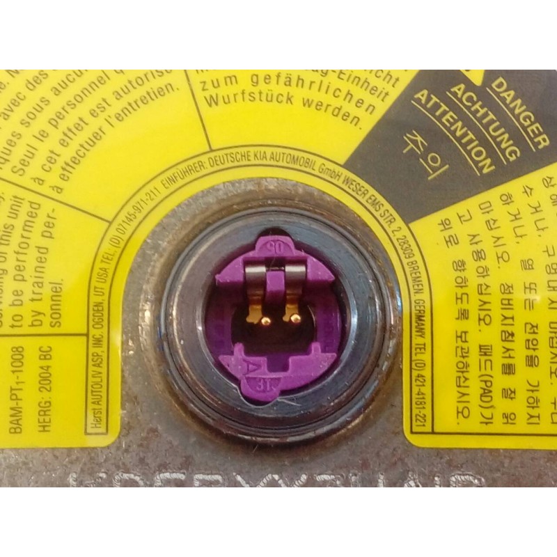 Recambio de airbag delantero izquierdo para kia sorento 2.5 crdi ex referencia OEM IAM KDERYX3UAIB  E2-B5-8-1