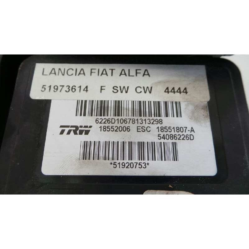 Recambio de abs para fiat 500 l living (351) pop star referencia OEM IAM 51973614 63282161 E2-B2-61-2