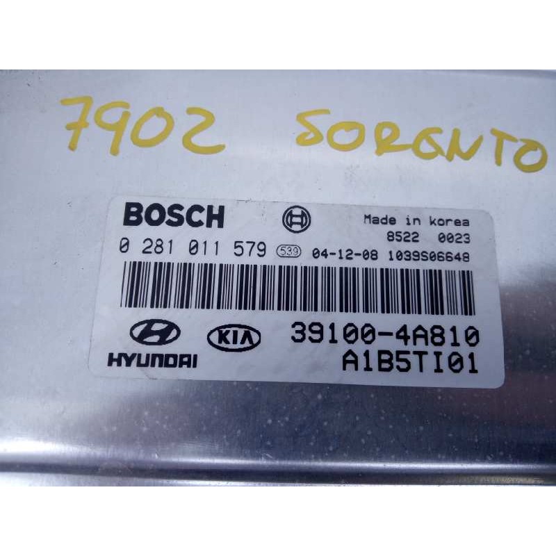 Recambio de centralita motor uce para kia sorento 2.5 crdi ex referencia OEM IAM 0281011579 391004A810 E3-A3-29-3