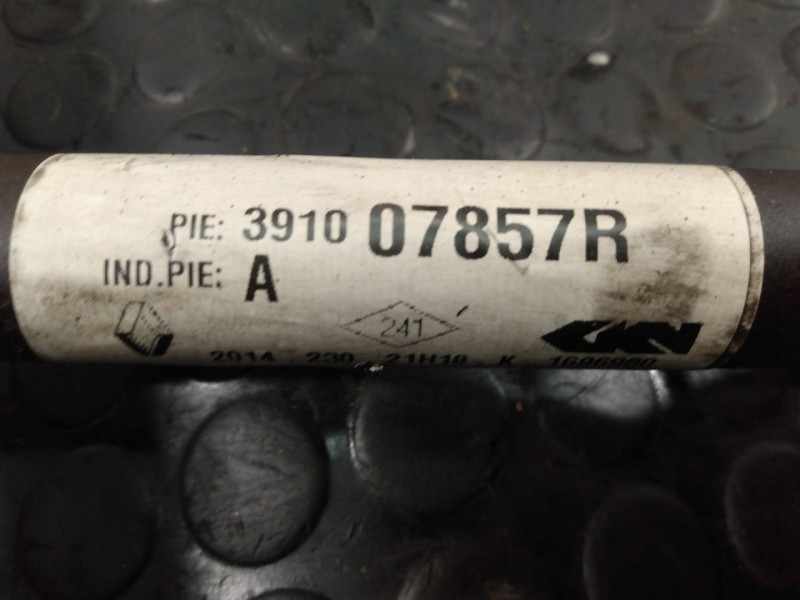 Recambio de transmision delantera derecha para dacia sandero stepway referencia OEM IAM 391007857R  P1-A6-49