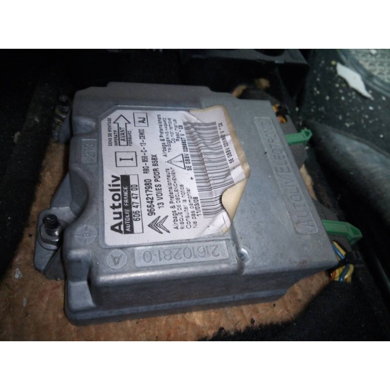 Recambio de centralita airbag para citroën c4 picasso exclusive referencia OEM IAM 9664217980 606474700 