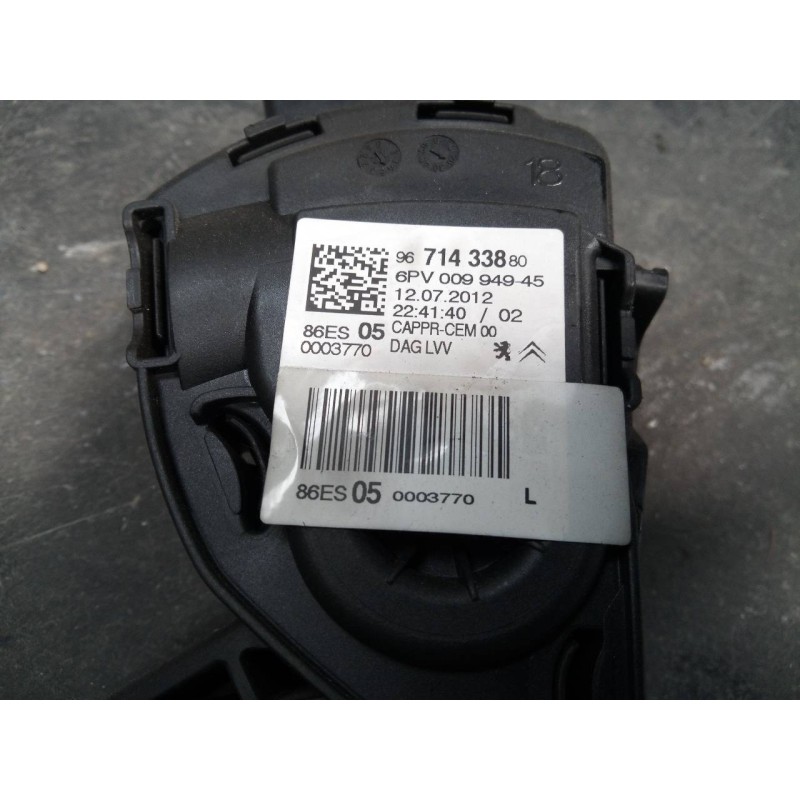 Recambio de pedal acelerador para citroën ds3 sport referencia OEM IAM 9671433880 6PV00994945 