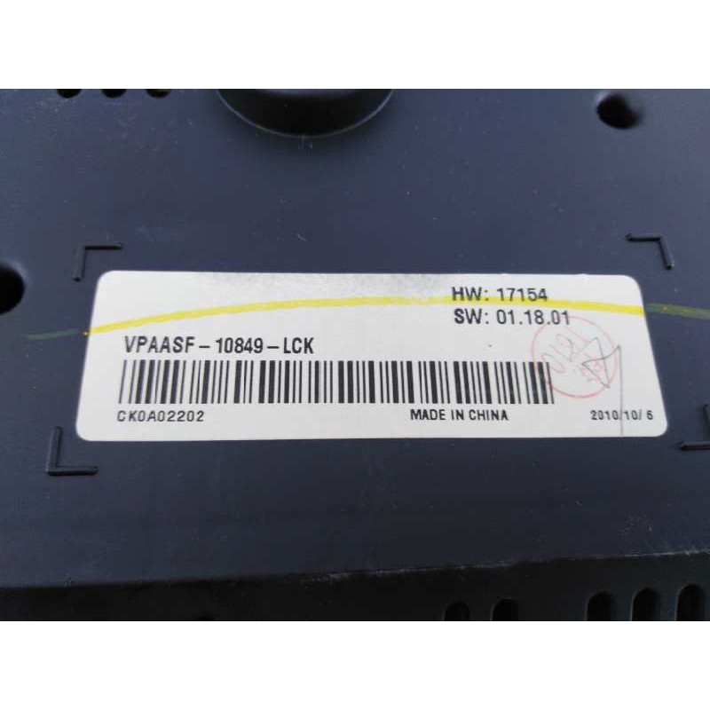 Recambio de cuadro instrumentos para nissan qashqai (j10) tekna sport referencia OEM IAM VPAASF10849LCK 24810BR50E E3-B4-31-2