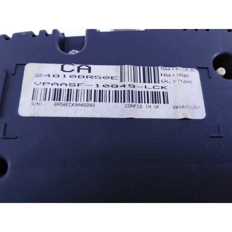 Recambio de cuadro instrumentos para nissan qashqai (j10) tekna sport referencia OEM IAM VPAASF10849LCK 24810BR50E E3-B4-31-2