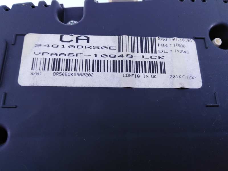 Recambio de cuadro instrumentos para nissan qashqai (j10) tekna sport referencia OEM IAM VPAASF10849LCK 24810BR50E E3-B4-31-2