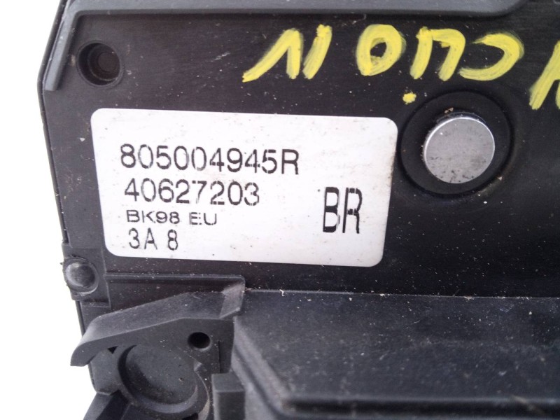 Recambio de cerradura puerta delantera derecha para renault clio iv dynamique referencia OEM IAM 805004945R  E1-A1-36-2