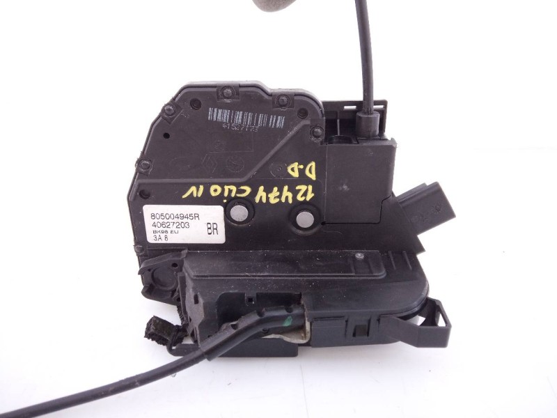 Recambio de cerradura puerta delantera derecha para renault clio iv dynamique referencia OEM IAM 805004945R  E1-A1-36-2
