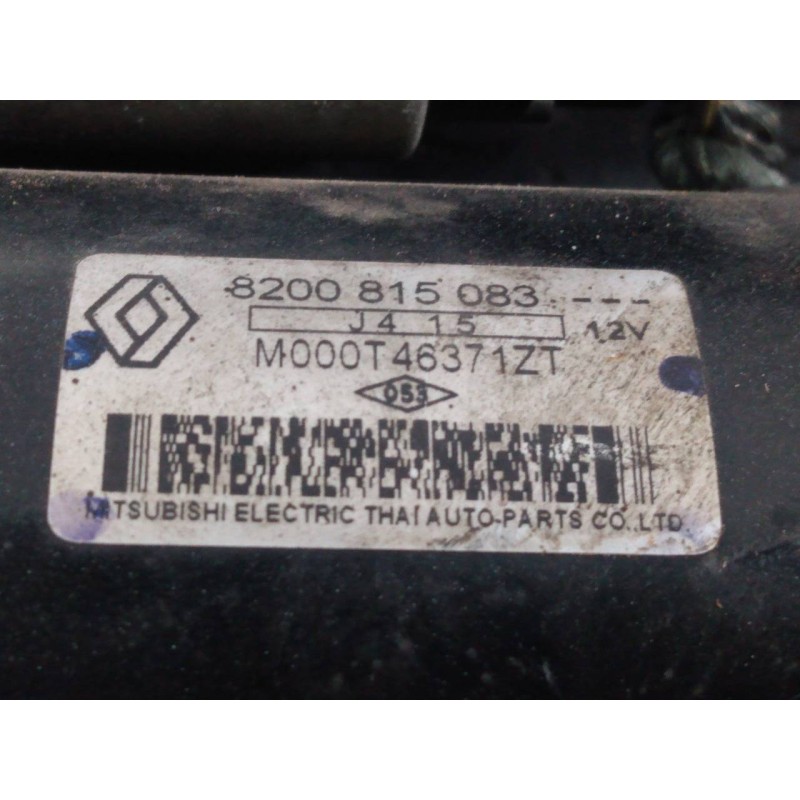Recambio de motor arranque para dacia lodgy ambiance referencia OEM IAM 8200815083 M000T46371ZT P3-B8-18-2