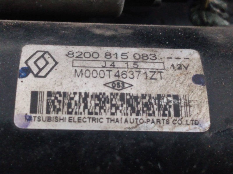 Recambio de motor arranque para dacia lodgy ambiance referencia OEM IAM 8200815083 M000T46371ZT P3-B8-18-2