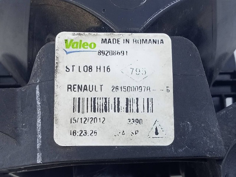 Recambio de faro antiniebla derecho para renault clio iv dynamique referencia OEM IAM 261500097R  E1-A1-39-1