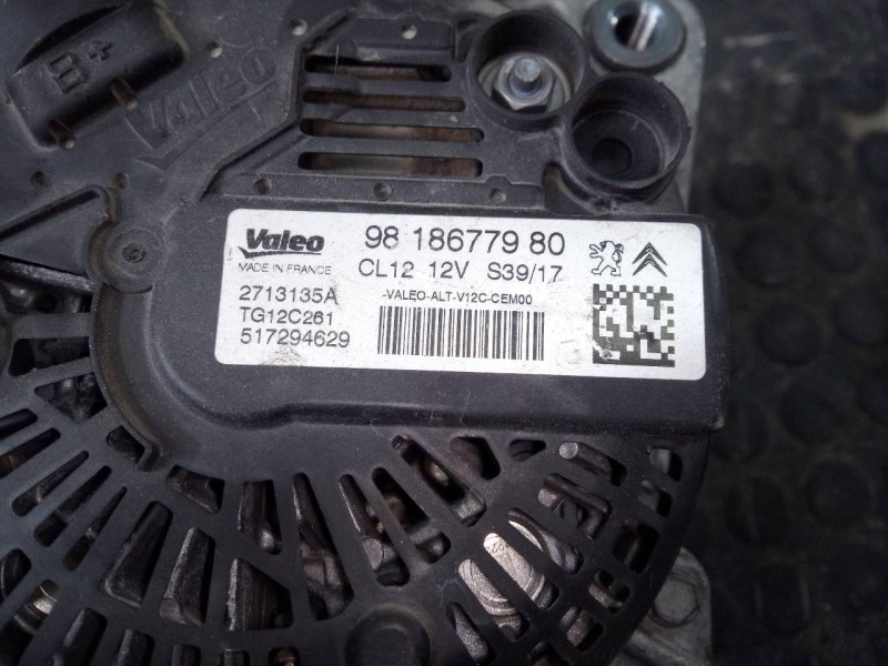 Recambio de alternador para opel grandland x excellence referencia OEM IAM 9818677980  P3-B6-8-4