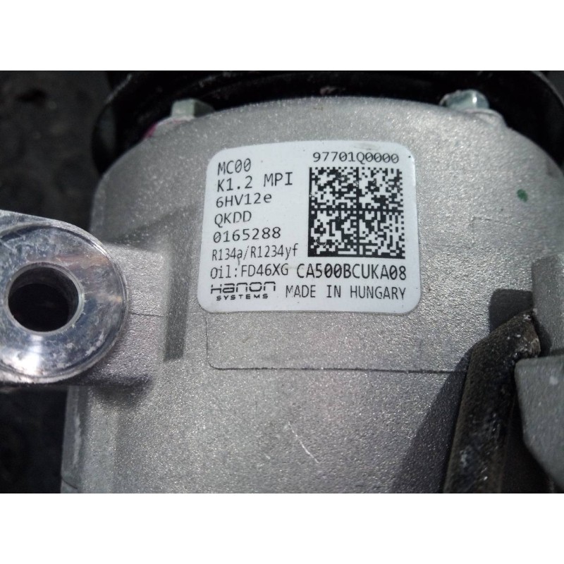 Recambio de compresor aire acondicionado para hyundai i20 essence referencia OEM IAM 97701Q0000  P3-A3-3-1