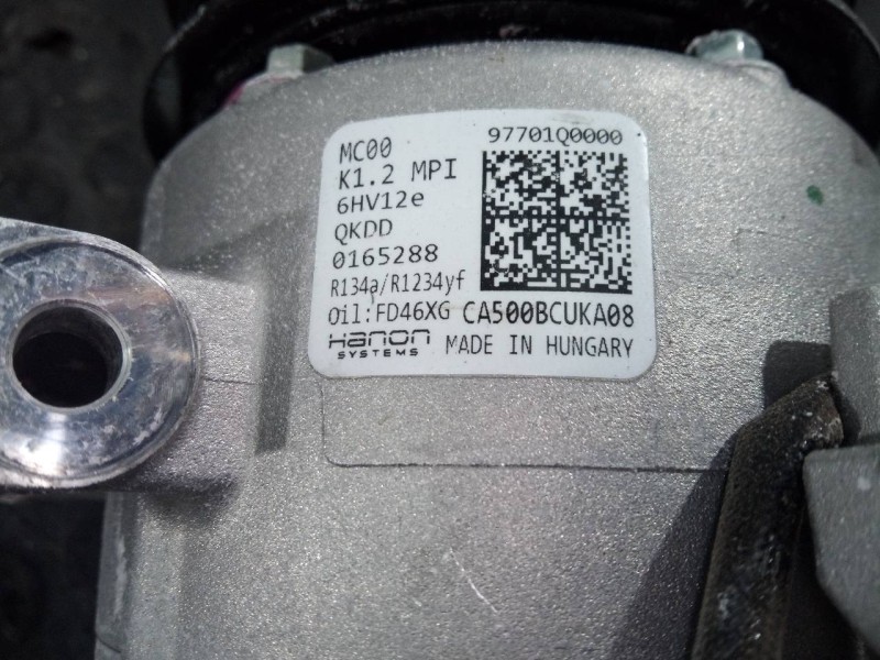 Recambio de compresor aire acondicionado para hyundai i20 essence referencia OEM IAM 97701Q0000  P3-A3-3-1