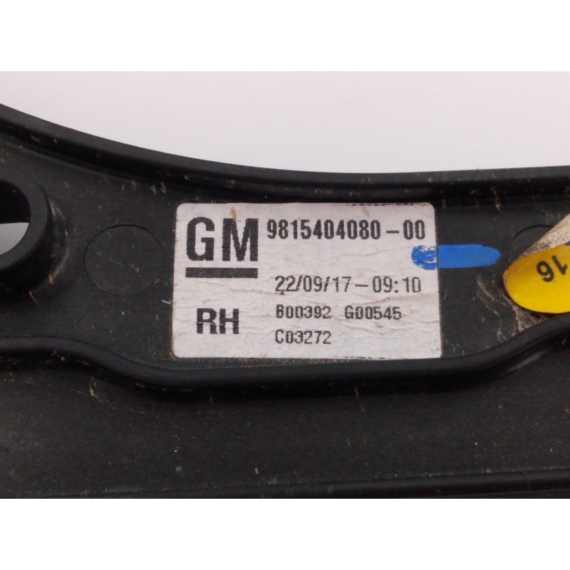Recambio de elevalunas delantero derecho para opel grandland x excellence referencia OEM IAM 9815404080  E1-B3-31-1