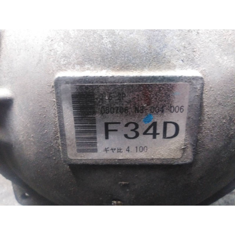 Recambio de diferencial trasero para mitsubishi galloper (hyundai) 2.5 td exceed (5-ptas.) referencia OEM IAM HR206140 F34D P1-B