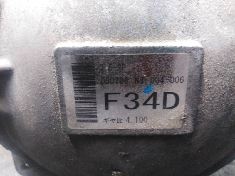 Recambio de diferencial trasero para mitsubishi galloper (hyundai) 2.5 td exceed (5-ptas.) referencia OEM IAM HR206140 F34D P1-B