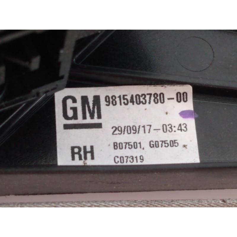 Recambio de elevalunas trasero derecho para opel grandland x excellence referencia OEM IAM 9815403780  E1-B3-31-1