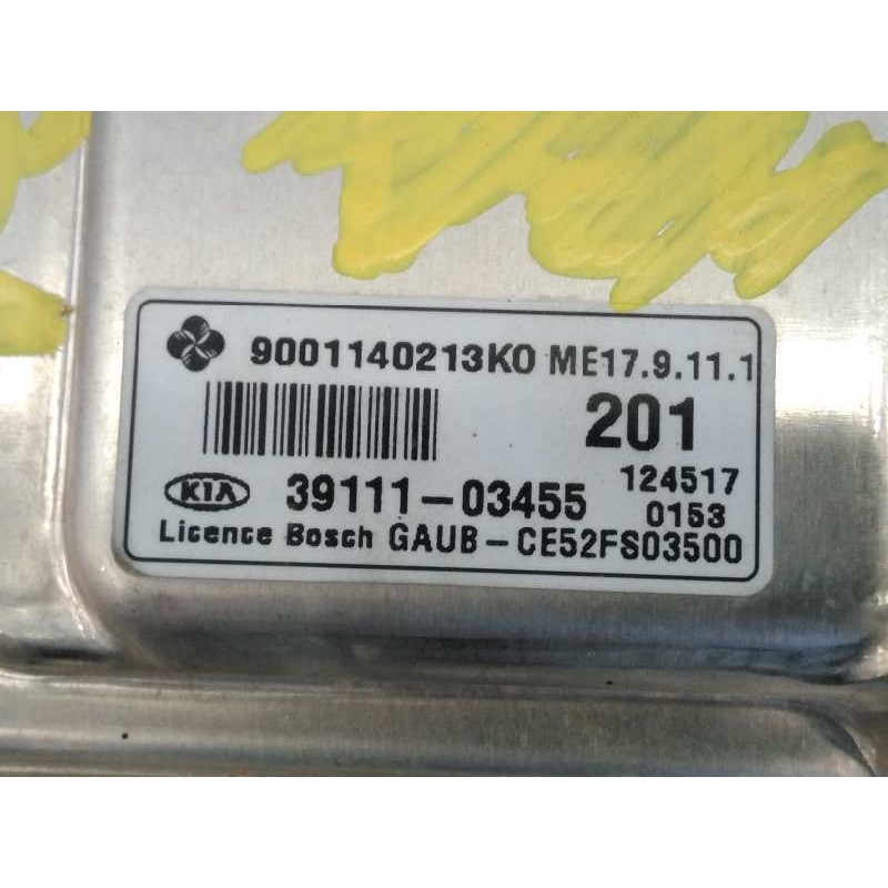 Recambio de centralita motor uce para kia rio referencia OEM IAM 9001140213K0 3911103455 E3-A3-34-1