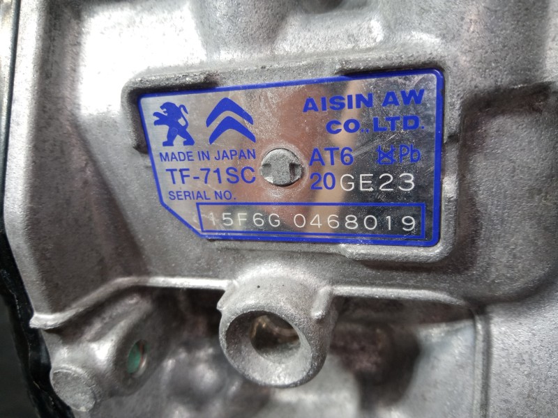 Recambio de caja cambios para citroën c4 picasso feel referencia OEM IAM 20GE23 TF71SC M1-B2-123