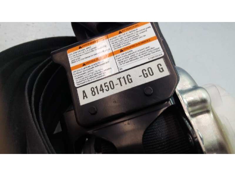 Recambio de cinturon seguridad delantero derecho para honda cr-v luxury 4x4 referencia OEM IAM A81450T1GG0G J0JTC723T E2-A2-43-2