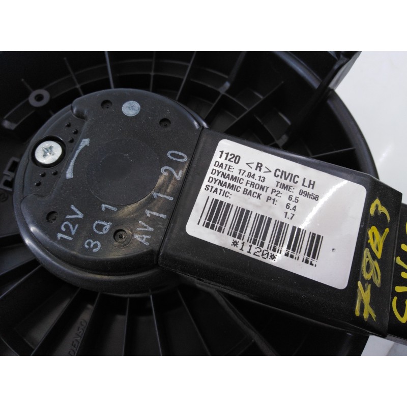 Recambio de ventilador calefaccion para honda civic berlina (fn) 2.2 type s referencia OEM IAM AV1120  E2-A2-4-2