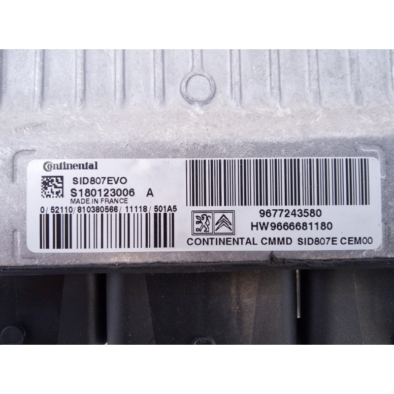 Recambio de centralita motor uce para peugeot 508 access referencia OEM IAM 9677243580 S180123006A E3-B2-24-2