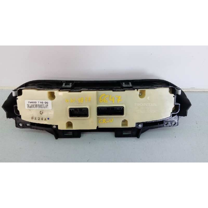 Recambio de mando climatizador para honda cr-v luxury 4x4 referencia OEM IAM 79600T1GG6  E3-B5-19-4