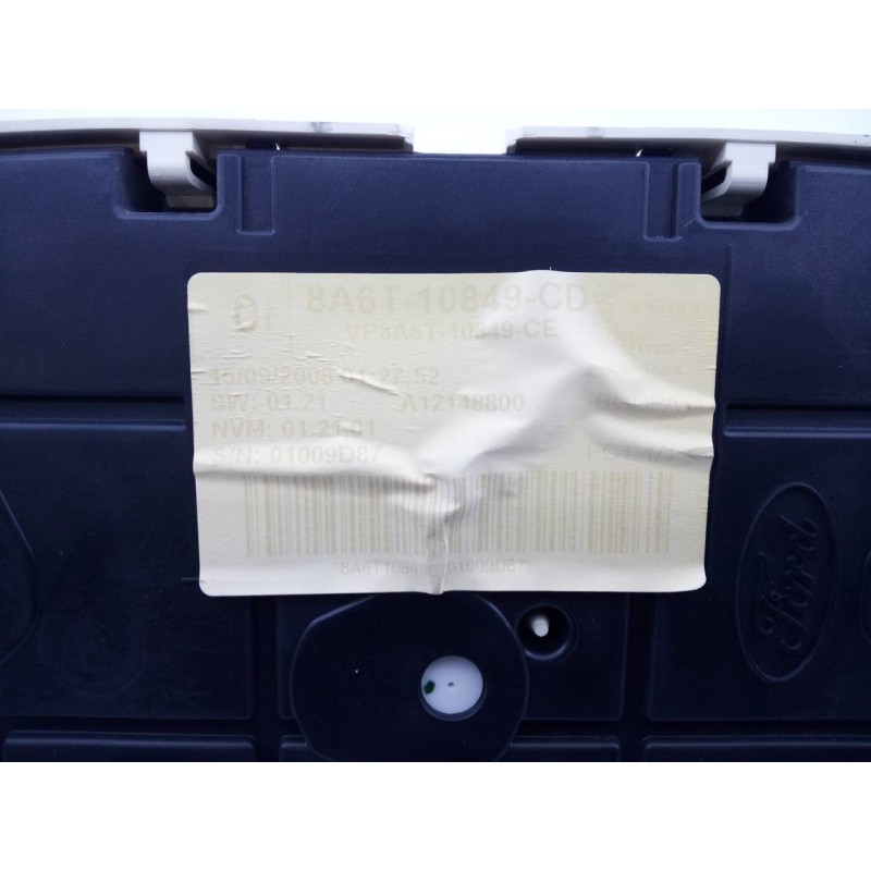 Recambio de cuadro instrumentos para ford fiesta (cb1) titanium referencia OEM IAM 8A6110849CD  E3-B3-31-1
