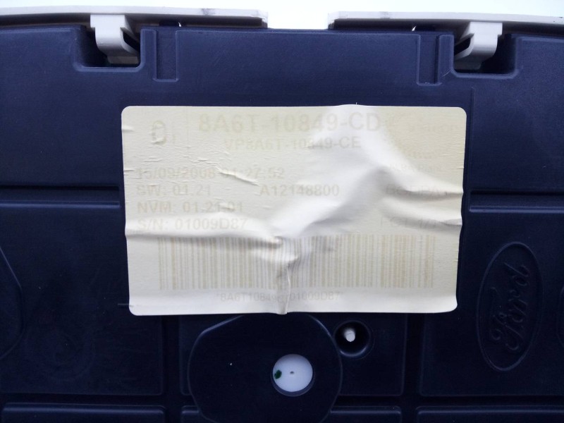 Recambio de cuadro instrumentos para ford fiesta (cb1) titanium referencia OEM IAM 8A6110849CD  E3-B3-31-1