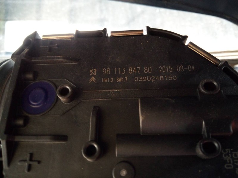 Recambio de motor limpia delantero para citroën c4 picasso feel referencia OEM IAM 9811384780  