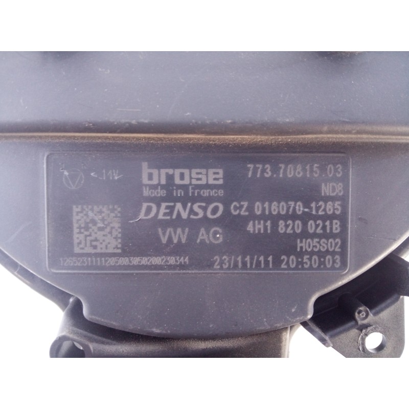 Recambio de ventilador calefaccion para audi a6 avant (4g5) 2.0 tdi referencia OEM IAM 4H1820021B 7737081503 E1-B6-7-1