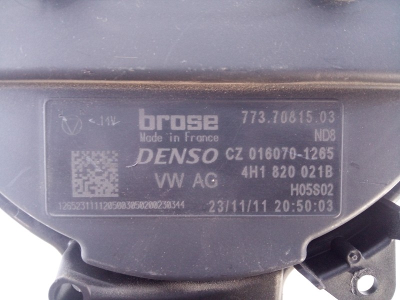 Recambio de ventilador calefaccion para audi a6 avant (4g5) 2.0 tdi referencia OEM IAM 4H1820021B 7737081503 E1-B6-7-1
