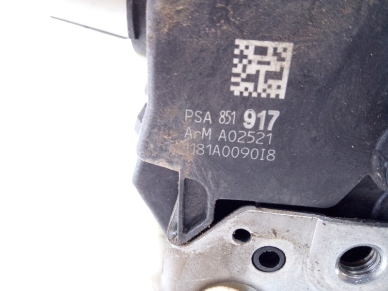 Recambio de cerradura puerta delantera derecha para peugeot 508 access referencia OEM IAM 851917  E1-A4-51-1