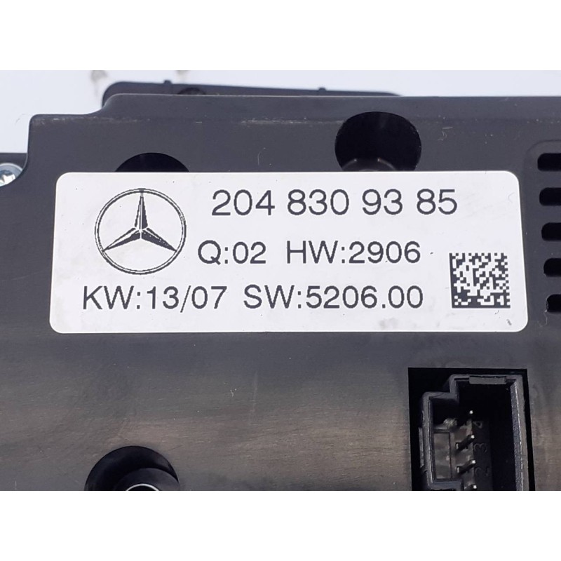 Recambio de mando climatizador para mercedes-benz clase c (w204) berlina c 220 cdi (204.008) referencia OEM IAM 2048309385  E3-A