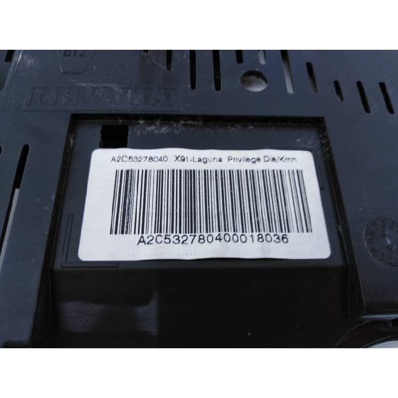 Recambio de cuadro instrumentos para renault laguna grandtour iii privilege referencia OEM IAM 250450036R A2C53278040 E2-A1-43-1