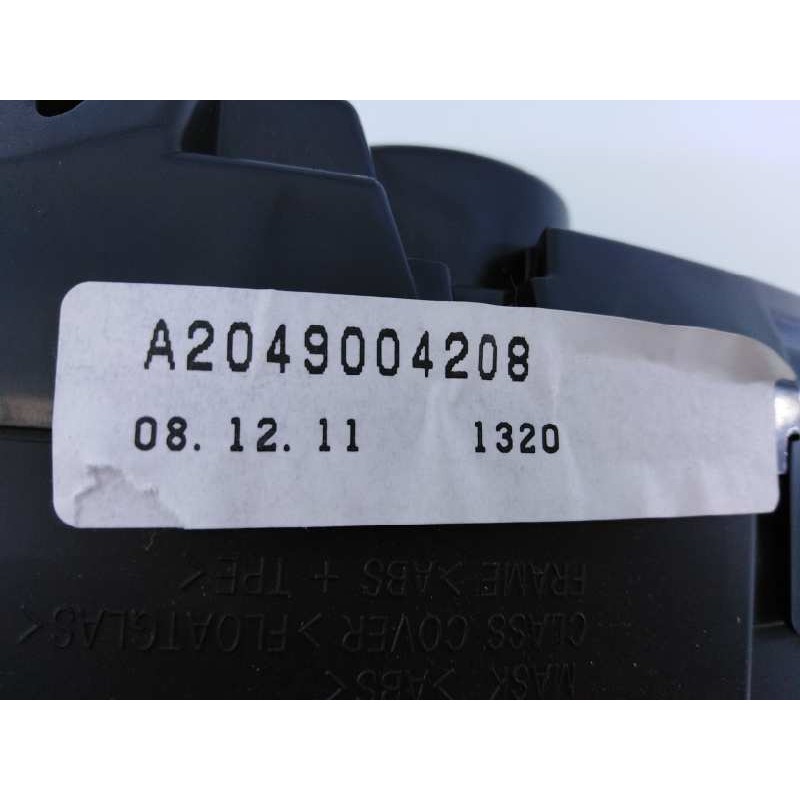 Recambio de cuadro instrumentos para mercedes-benz clase c (w204) lim. c 220 cdi blueefficiency (204.002) referencia OEM IAM A20