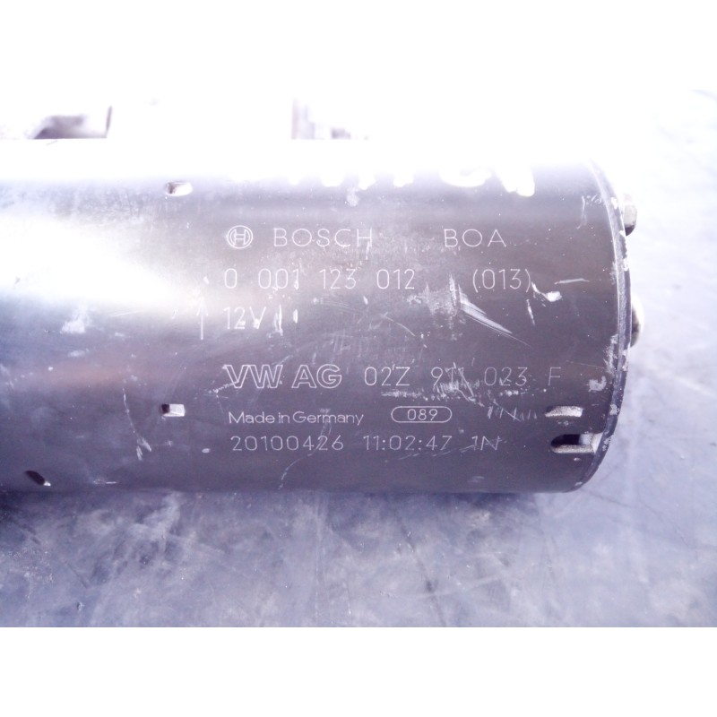 Recambio de motor arranque para seat ibiza (6j5) reference referencia OEM IAM 02Z911023F 0001123012 P3-A10-19-2