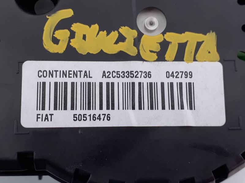Recambio de cuadro instrumentos para alfa romeo giulietta (191) collezione (06.2015-) referencia OEM IAM 50516476  E3-A4-12-2