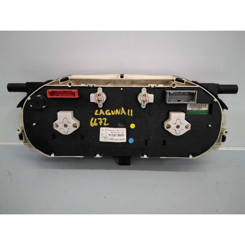 Recambio de cuadro instrumentos para renault laguna ii (bg0) dynamique referencia OEM IAM 8200291332 6J1175C1 E2-A1-27-3