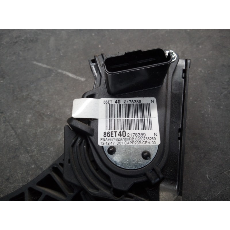 Recambio de pedal acelerador para citroën c4 picasso feel referencia OEM IAM 9674829780  