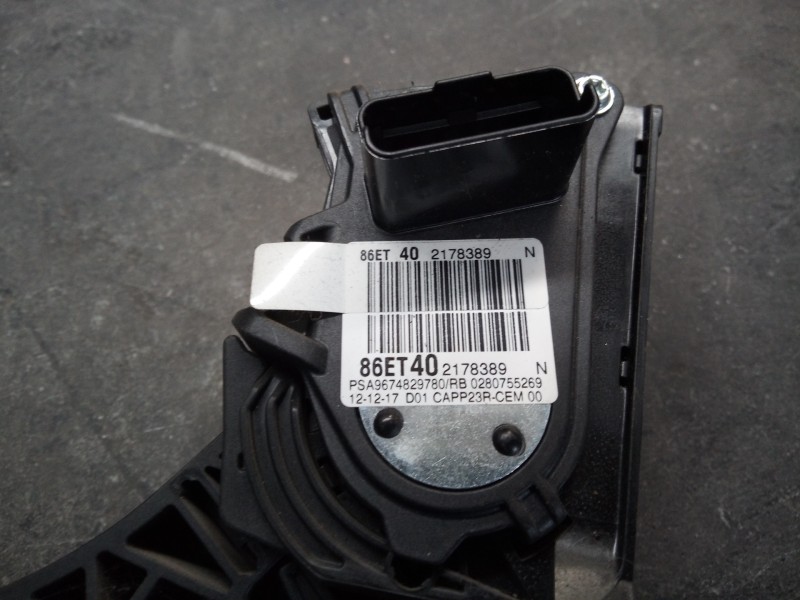 Recambio de pedal acelerador para citroën c4 picasso feel referencia OEM IAM 9674829780  