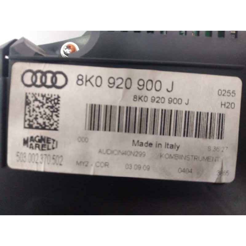 Recambio de cuadro instrumentos para audi a4 ber. (b8) básico referencia OEM IAM 8K0920900J  E2-A1-2-7