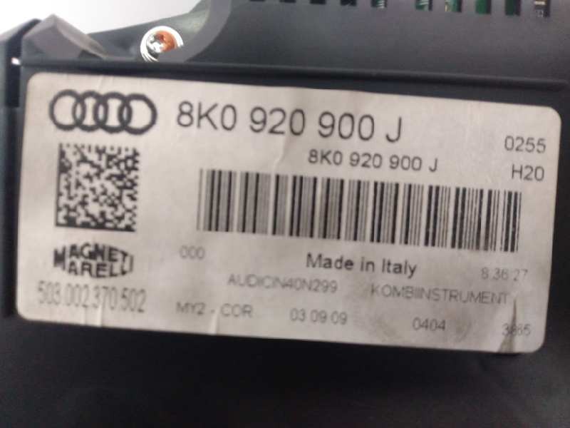 Recambio de cuadro instrumentos para audi a4 ber. (b8) básico referencia OEM IAM 8K0920900J  E2-A1-2-7