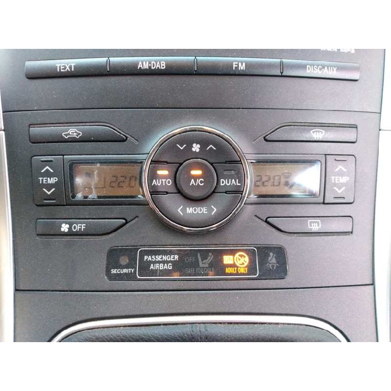 Recambio de mando climatizador para toyota auris luna referencia OEM IAM 5590002300 0M216B000N1EB E3-A1-18-4