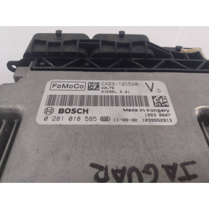 Recambio de centralita motor uce para jaguar xf 2.2 diesel referencia OEM IAM 0281018585 CX2312C520 E3-B3-15-2
