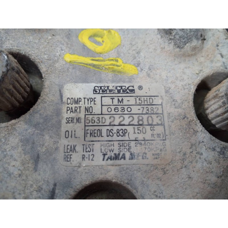Recambio de compresor aire acondicionado para mitsubishi montero (l040) 2500 td (4-ptas.) referencia OEM IAM 563D222803 06307382