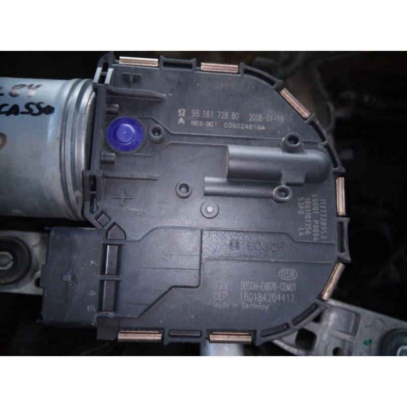 Recambio de motor limpia delantero para citroën c4 picasso feel referencia OEM IAM 9816172880  