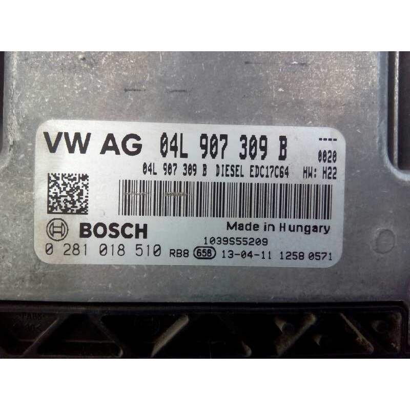 Recambio de centralita motor uce para seat leon (5f1) style referencia OEM IAM 04L907309B 0281018510 E1-B6-7-4