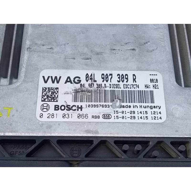 Recambio de centralita motor uce para volkswagen passat lim. (3g2) advance bmt referencia OEM IAM 04L907309R 0281031066 E2-A1-15