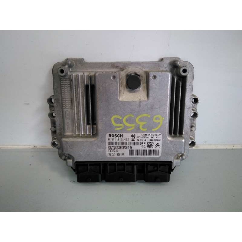 Recambio de centralita motor uce para citroën xsara picasso 1.6 hdi 90 exclusive referencia OEM IAM 0281012468 9656161680 E3-B2-
